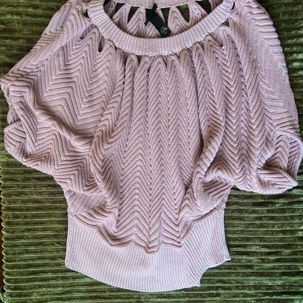 Champagne Pink Sweater Lane Bryant size 18/20(sku#14)